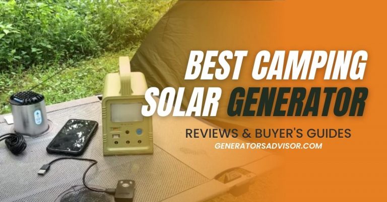 Best Camping Solar Generator