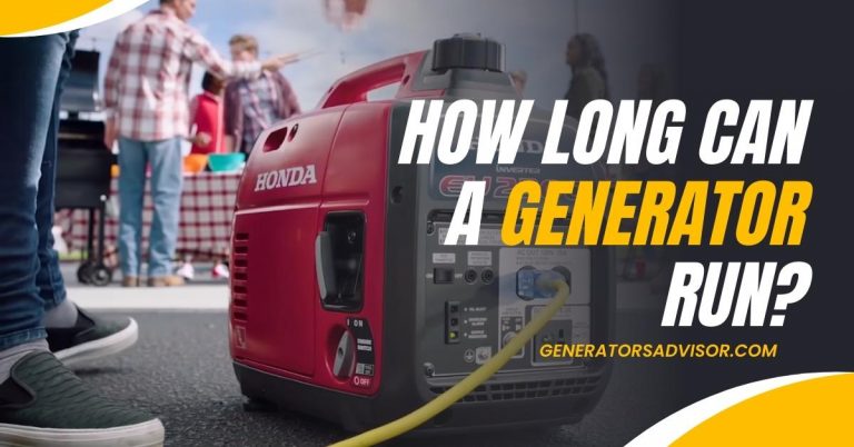 How Long Can A Generator Run.