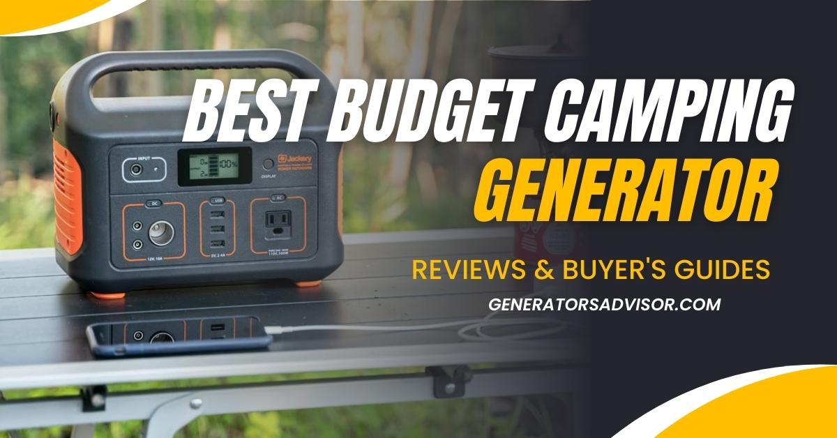 Best Budget Camping Generator|Durable & Portable Cheap Generators