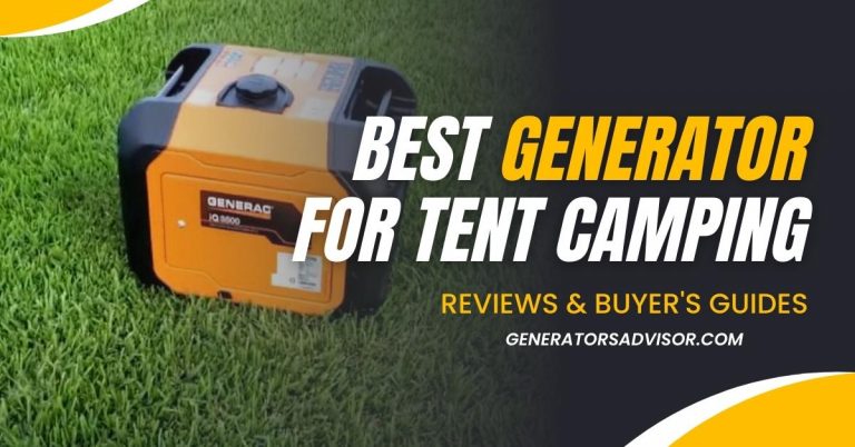 Best Generator For Tent Camping