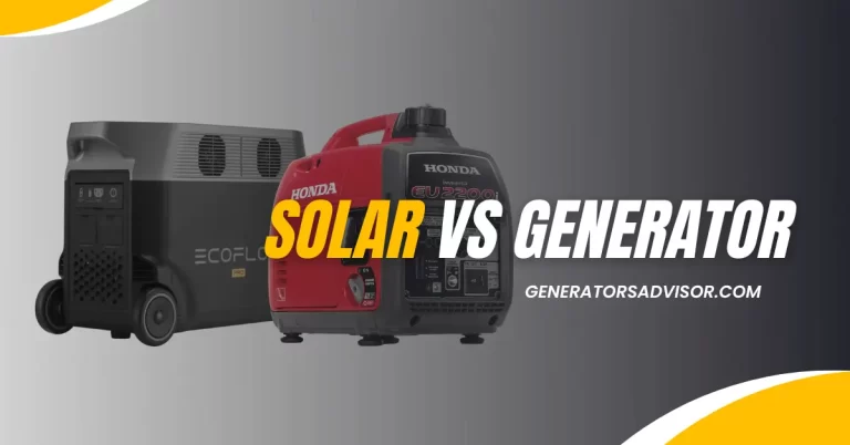 Solar vs Generator